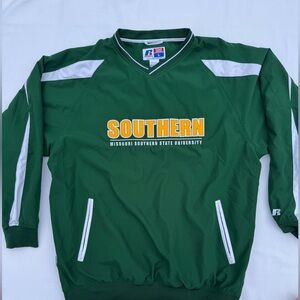 Russell Athletic Team Issue Green Missouri Southern State University Pullover- L
